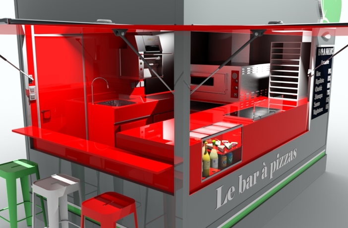K3700 KIOSQUE PIZZAS