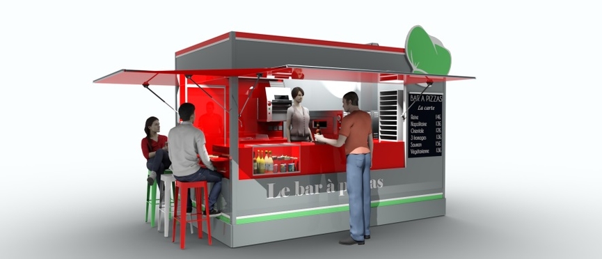 K3700 KIOSQUE PIZZAS