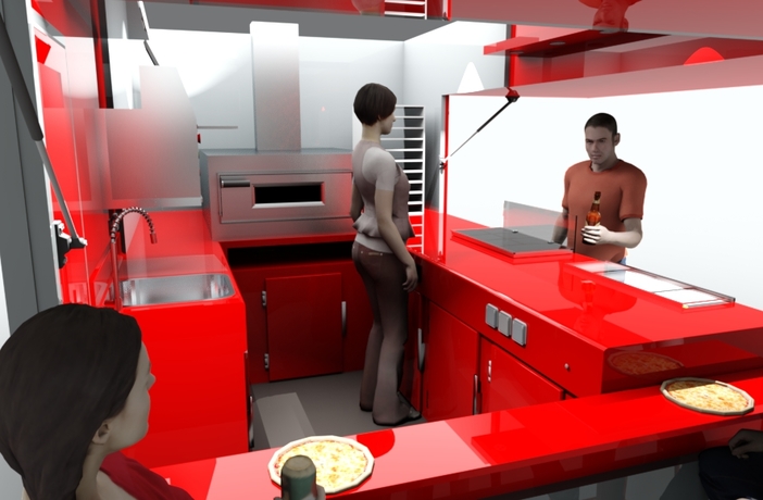 K3700 KIOSQUE PIZZAS