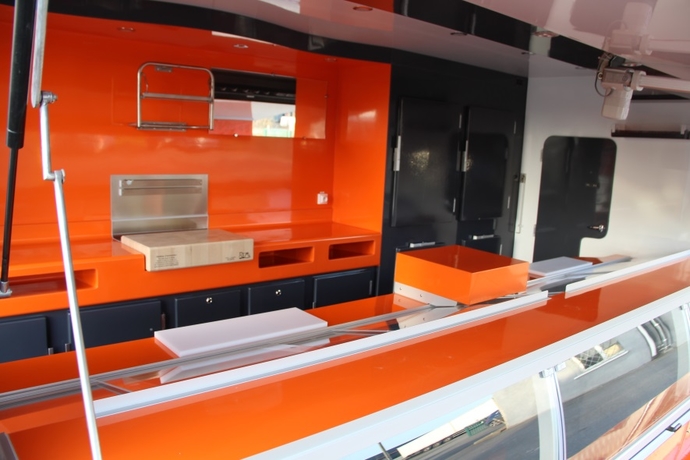 4000 camion boucher pour tournées et marchés