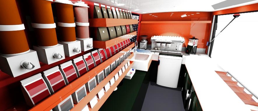 3000 camion Coffee truck