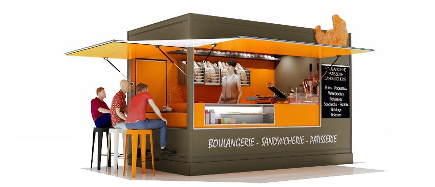 K3700 KIOSQUE BOULANGER SANDWICHS PATISSIER