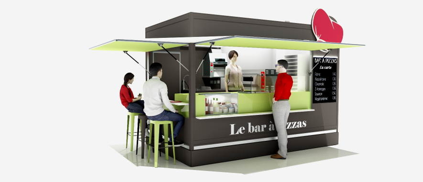 K3700 KIOSQUE PIZZAS